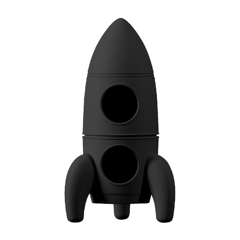 Large Rocket Cat Nest + Handmade Tech Fabric High-simulation Plush Mat - Image 6