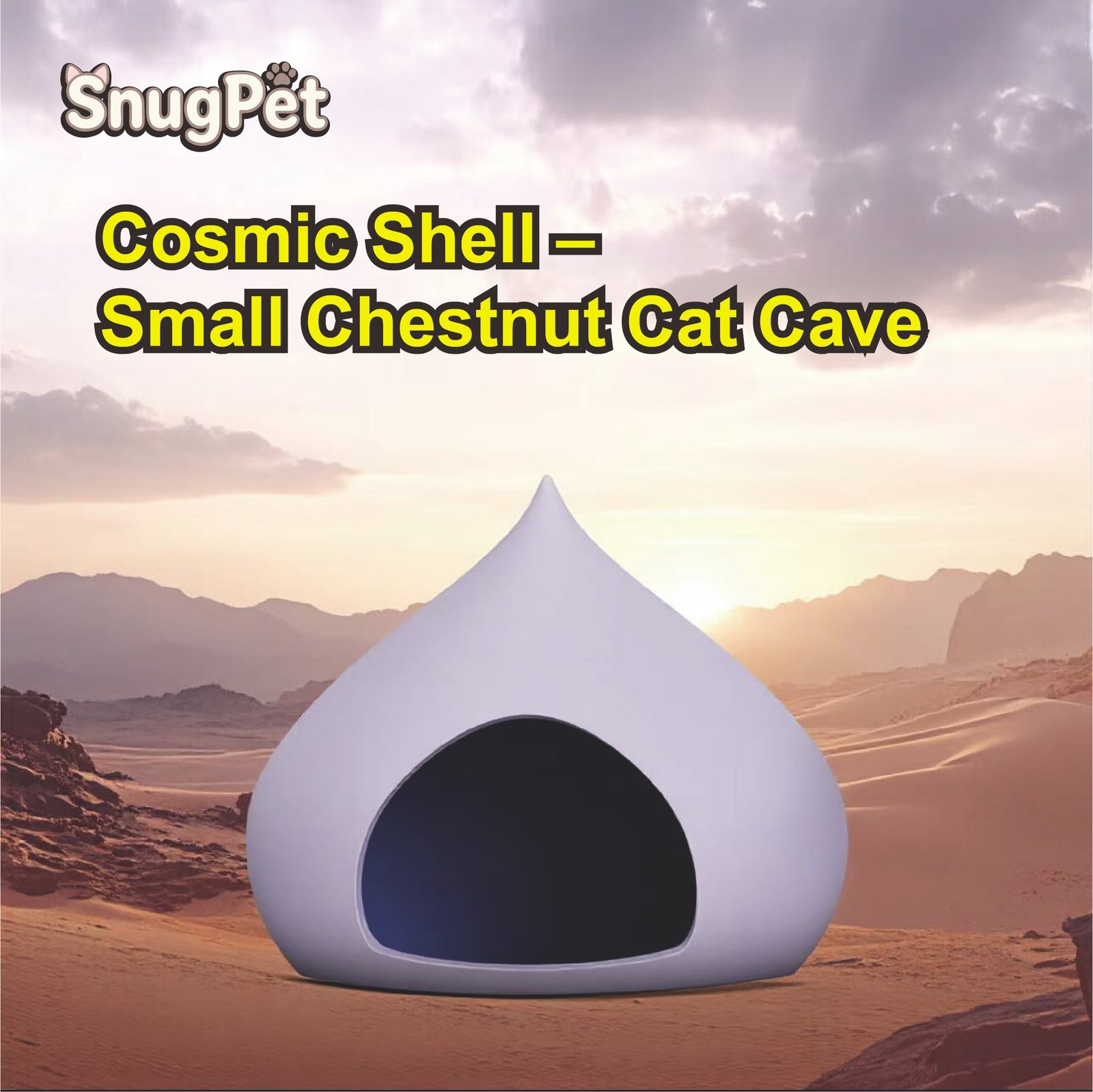 Cosmic Shell – Small Chestnut Cat Cave