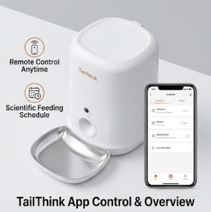 Smart Button-Controlled Pet Feeder - Image 4