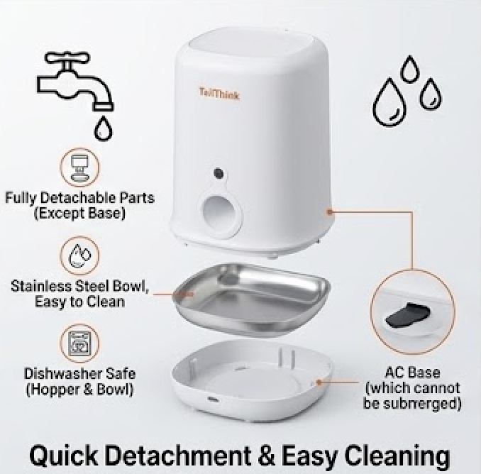 Smart Button-Controlled Pet Feeder - Image 7