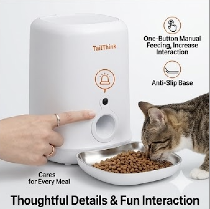 Smart Button-Controlled Pet Feeder - Image 8