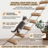 DIY Solid Wood Rope Ladder for Cats